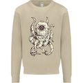 Steampunk Octopus Kraken Cthulhu Mens Sweatshirt Jumper Sand