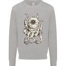 Steampunk Octopus Kraken Cthulhu Mens Sweatshirt Jumper Sports Grey
