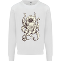 Steampunk Octopus Kraken Cthulhu Mens Sweatshirt Jumper White