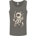 Steampunk Octopus Kraken Cthulhu Mens Vest Tank Top Charcoal