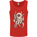 Steampunk Octopus Kraken Cthulhu Mens Vest Tank Top Red