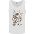 Steampunk Octopus Kraken Cthulhu Mens Vest Tank Top White