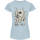 Steampunk Octopus Kraken Cthulhu Womens Petite Cut T-Shirt Light Blue