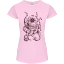 Steampunk Octopus Kraken Cthulhu Womens Petite Cut T-Shirt Light Pink