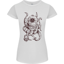 Steampunk Octopus Kraken Cthulhu Womens Petite Cut T-Shirt White