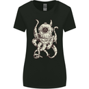 Steampunk Octopus Kraken Cthulhu Womens Wider Cut T-Shirt Black