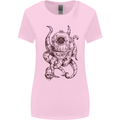 Steampunk Octopus Kraken Cthulhu Womens Wider Cut T-Shirt Light Pink