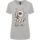 Steampunk Octopus Kraken Cthulhu Womens Wider Cut T-Shirt Sports Grey