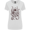 Steampunk Octopus Kraken Cthulhu Womens Wider Cut T-Shirt White