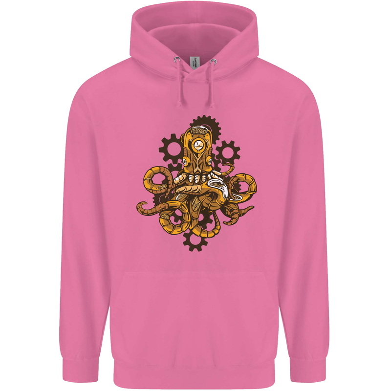 Steampunk Octopus Scuba Diving Cthulhu Childrens Kids Hoodie Azalea