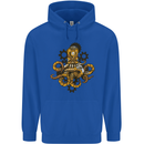 Steampunk Octopus Scuba Diving Cthulhu Childrens Kids Hoodie Royal Blue