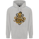 Steampunk Octopus Scuba Diving Cthulhu Childrens Kids Hoodie Sports Grey