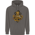 Steampunk Octopus Scuba Diving Cthulhu Mens 80% Cotton Hoodie Charcoal