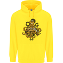 Steampunk Octopus Scuba Diving Cthulhu Mens 80% Cotton Hoodie Yellow