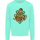 Steampunk Octopus Scuba Diving Cthulhu Mens Sweatshirt Jumper Peppermint