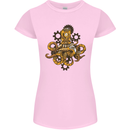 Steampunk Octopus Scuba Diving Cthulhu Womens Petite Cut T-Shirt Light Pink