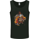 Steampunk Panda Bear Mens Vest Tank Top Black