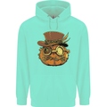 Steampunk Pumpkin Halloween Childrens Kids Hoodie Peppermint