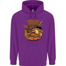 Steampunk Pumpkin Halloween Childrens Kids Hoodie Purple