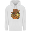 Steampunk Pumpkin Halloween Childrens Kids Hoodie White