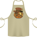 Steampunk Pumpkin Halloween Cotton Apron 100% Organic Khaki