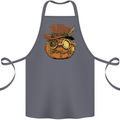 Steampunk Pumpkin Halloween Cotton Apron 100% Organic Steel