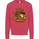 Steampunk Pumpkin Halloween Kids Sweatshirt Jumper Heliconia