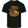 Steampunk Pumpkin Halloween Kids T-Shirt Childrens Black