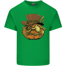 Steampunk Pumpkin Halloween Kids T-Shirt Childrens Irish Green