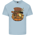 Steampunk Pumpkin Halloween Kids T-Shirt Childrens Light Blue