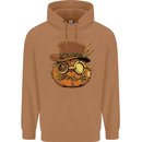 Steampunk Pumpkin Halloween Mens 80% Cotton Hoodie Caramel Latte