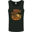 Steampunk Pumpkin Halloween Mens Vest Tank Top Black