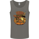 Steampunk Pumpkin Halloween Mens Vest Tank Top Charcoal