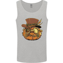 Steampunk Pumpkin Halloween Mens Vest Tank Top Sports Grey
