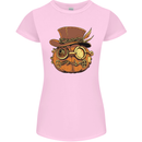 Steampunk Pumpkin Halloween Womens Petite Cut T-Shirt Light Pink