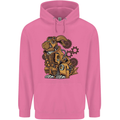 Steampunk Rabbit Childrens Kids Hoodie Azalea