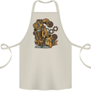 Steampunk Rabbit Cotton Apron 100% Organic Natural