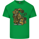 Steampunk Rabbit Kids T-Shirt Childrens Irish Green