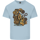 Steampunk Rabbit Kids T-Shirt Childrens Light Blue