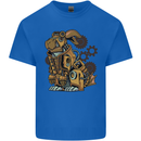 Steampunk Rabbit Kids T-Shirt Childrens Royal Blue