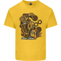Steampunk Rabbit Kids T-Shirt Childrens Yellow
