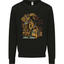 Steampunk Rabbit Mens Sweatshirt Jumper Black
