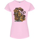 Steampunk Rabbit Womens Petite Cut T-Shirt Light Pink