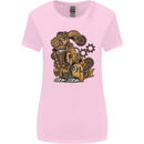 Steampunk Rabbit Womens Wider Cut T-Shirt Light Pink