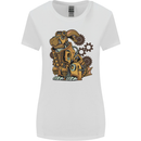 Steampunk Rabbit Womens Wider Cut T-Shirt White