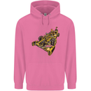 Steampunk Racing Car Mens 80% Cotton Hoodie Azelea