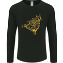 Steampunk Racing Car Mens Long Sleeve T-Shirt Black
