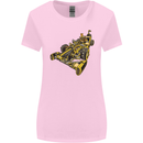 Steampunk Racing Car Womens Wider Cut T-Shirt Light Pink