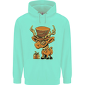 Steampunk Reindeer Funny Christmas Childrens Kids Hoodie Peppermint