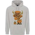 Steampunk Reindeer Funny Christmas Childrens Kids Hoodie Sports Grey